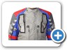 chest vent flaps in open position - Teiz Motorsports Navigator Jacket and Pants