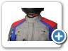 or close the collar completely to avoid the winter breeze